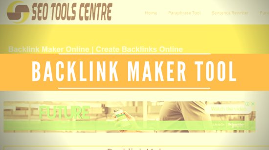 Backlink Maker Tool