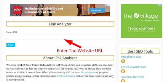 how to analyze links step 1