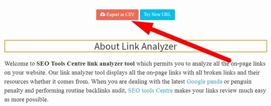 how to analyze website on-page links step 4