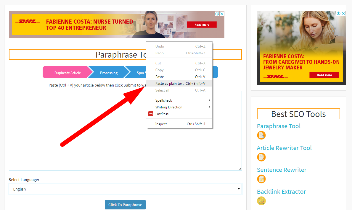 how to paraphrase