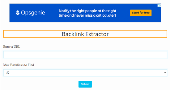 Backlink Extractor