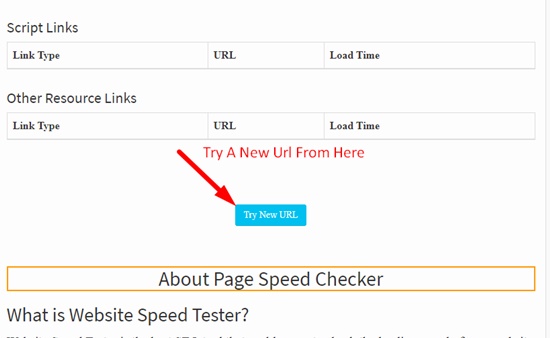 loading speed checker