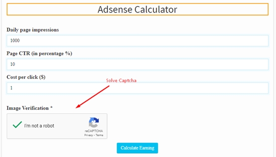 AdSense Revenue Calculator - Youtube Money Counter - SEO Tools Centre