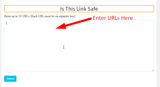 How to check is this link safe online step 2
