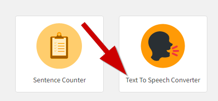 How to convert text to speech online step 1