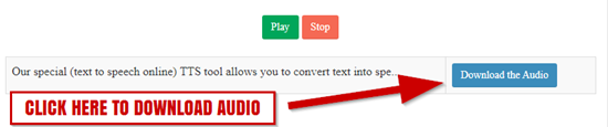 How to convert text to speech online step 4
