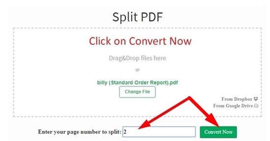 How to use PDF Spliter Tool step 3