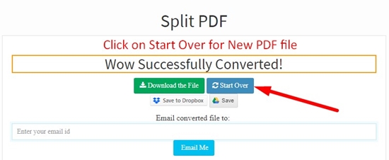 How to use PDF Spliter Tool step 6