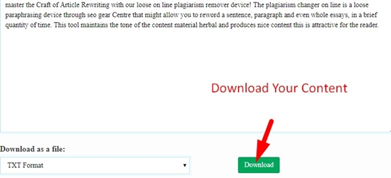 How To Use Plagiarism Changer Tool Step 6