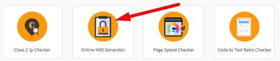 Online md5 Genrator Tool