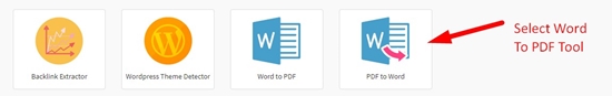 PDF To Word Converter Tool