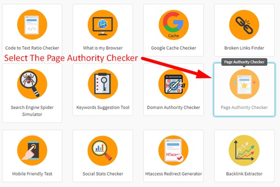 Page Authority checker