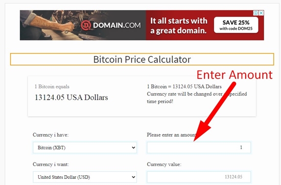 bitcoin price change calculator