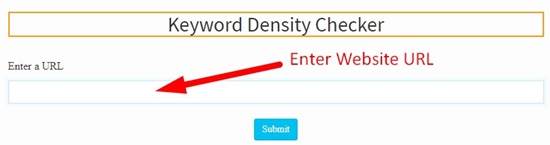 How to check keyword density step 2