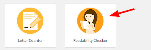 How to check readability score online step 1