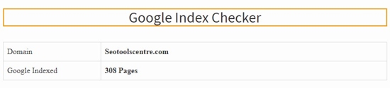 How to check website google index step 4