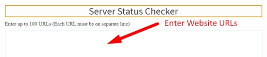 How to check website server status step 2