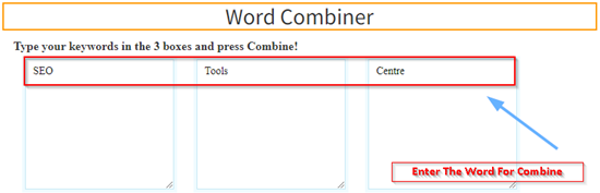 Word combiner shop