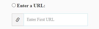 how to compare two urls online step 1