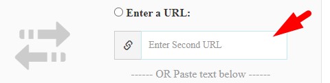 how to compare two urls online step 2