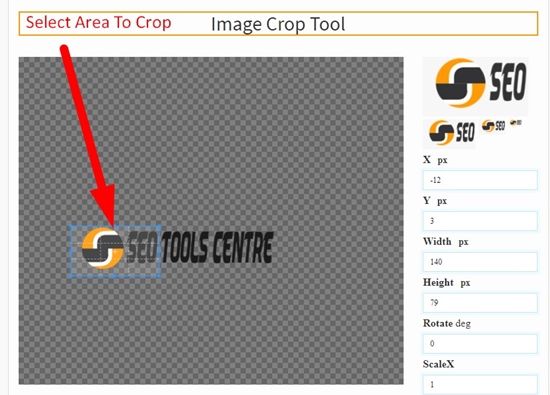how to crop image online step 2