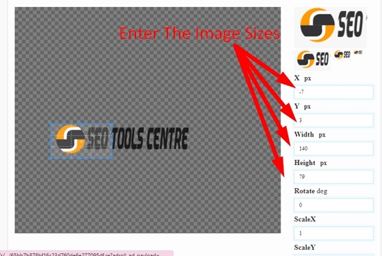 how to crop image online step 3