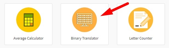 How to decode binary to text online step 1