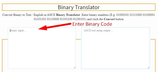 binary code translator