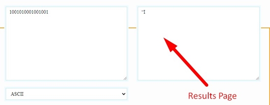 How to decode binary to text online step 5