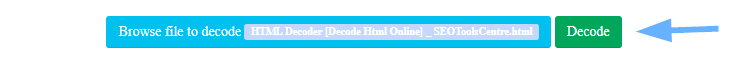 How To Decode html online step 3