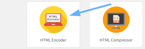 how to encode html online step 1