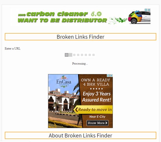 How to find broken links step 3