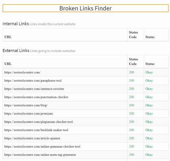 How to find broken links step 4