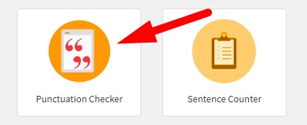 How to fix punctuation online step 1