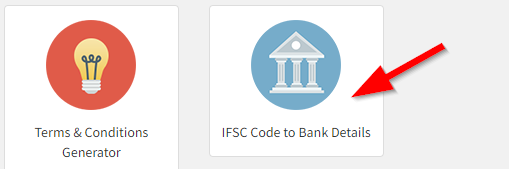 how to generate ifsc code to bank details online step 1