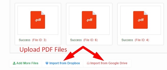 how to merge pdf files online step 2