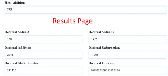 how to perform hexadecimal calculation online step 6