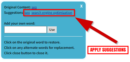 How to rewrite paragraph online step 5