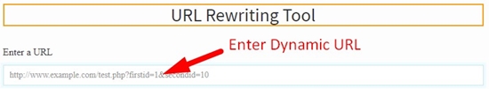 How to rewrite url online step 1