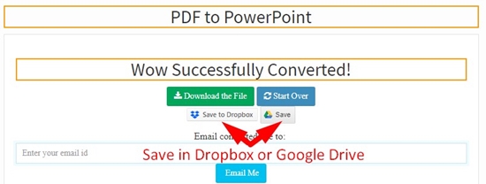 how to use PDF to Powerpoint Converter tool step 4