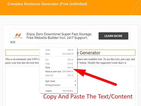 Complex Sentence Generator Free Unlimited Seotoolscentre