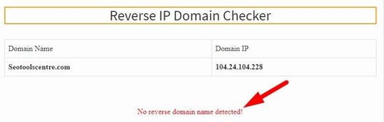 How to use reverse ip domain checker step 4