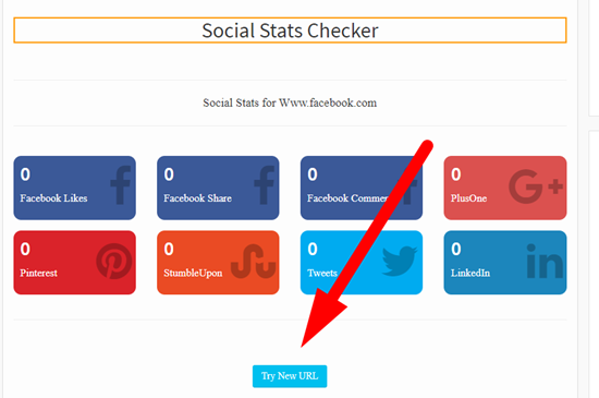 How to use social media signals checker tool step 4