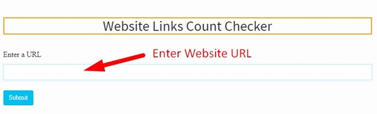 how to use website links count checker 2