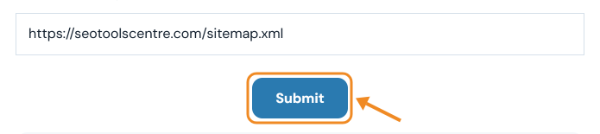 Submit button below the feed URL field