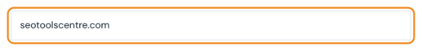 WHOIS checker input box with the domain seotoolscentre.com entered